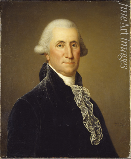 Wertmüller Adolf Ulrik - Porträt von George Washington (1732-1799)