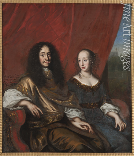 Ehrenstrahl David Klöcker - Gustav Adolf (1633-1695), Herzog zu Mecklenburg-Güstrow und Magdalena Sibylla von Schleswig-Holstein-Gottorf (1631-1719)