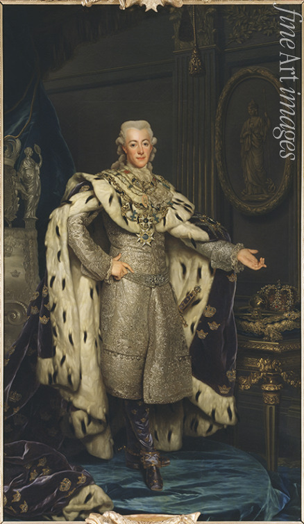 Roslin Alexander - Portrait of King Gustav III of Sweden (1746-1792)