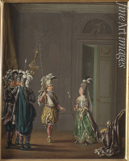Hilleström Pehr - King Gustav III of Sweden and Ulrika Eleonora von Fersen