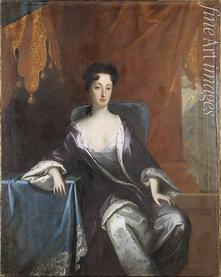 Krafft David von - Porträt von Herzogin Hedwig Sophia von Schleswig-Holstein-Gottorf (1681-1708), Königin von Schweden