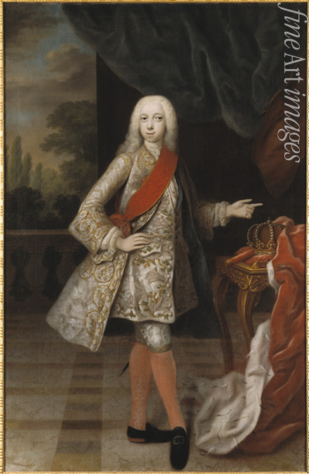 Denner Balthasar - Portrait of the Tsar Peter III of Russia (1728-1762)