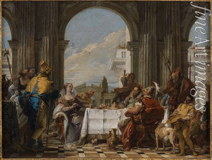 Tiepolo Giambattista - Gastmahl der Kleopatra