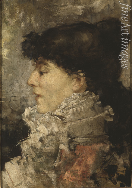 Bastien-Lepage Jules - Portrait of Sarah Bernhardt (1844-1923)