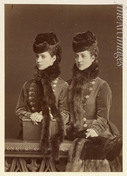 Bergamasco Charles (Karl) - Prinzessin Maria Fjodorowna, spätere Kaiserin von Russland, und Alexandra, Princess of Wales, spätere Königin von Großbritannien