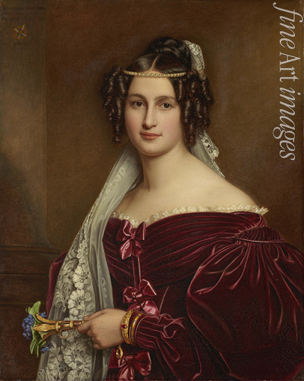 Stieler Joseph Karl - Portrait of Princess Maria Crescentia of Oettingen-Wallerstein (1806-1853)
