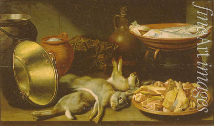 Schooten Floris van - Still life with a Hares