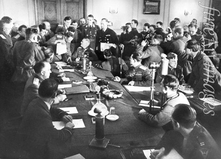 Anonymous - The signing the German Instrument of Surrender in Berlin, May 8, 1945