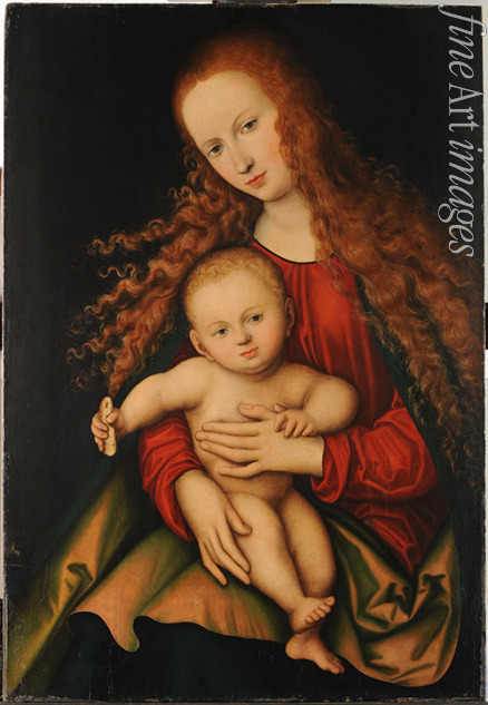 Cranach Lucas the Elder - The Virgin and Child