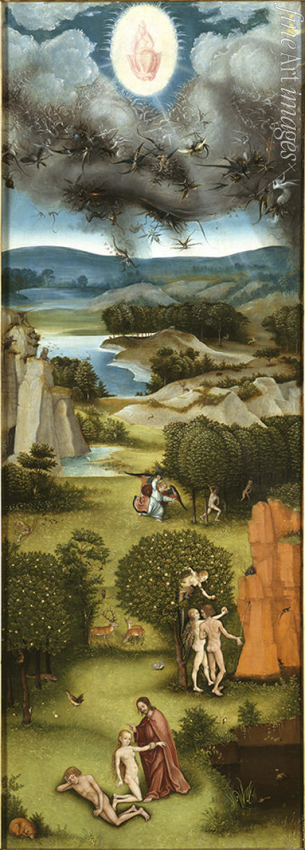 Cranach Lucas der Ältere - Das Jüngste Gericht. Flügelaltar nach Hieronymus Bosch