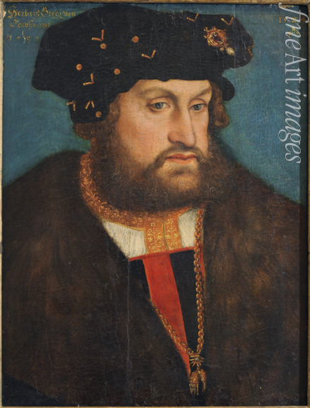 Cranach Lucas der Ältere - Georg der Bärtige (1471-1539), Herzog von Sachsen