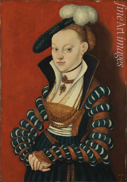 Cranach Lucas the Elder - Portrait of Christiane of Eulenau