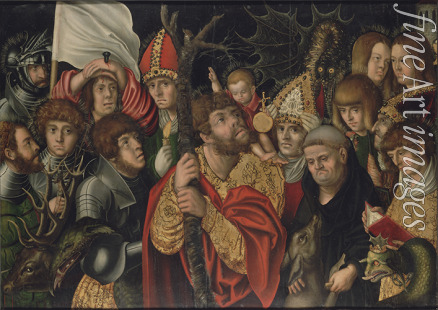 Cranach Lucas the Elder - The Fourteen Helpers in Need
