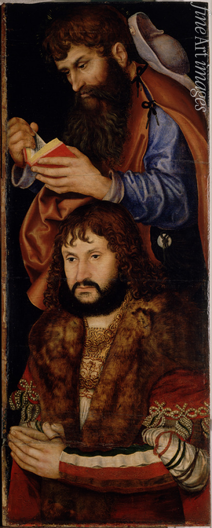 Cranach Lucas der Ältere - Marienaltarretabel, sogenannter Fürstenaltar (rechter Flügel)