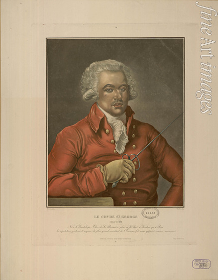 Brown Mather - Porträt von Joseph Bologne, Chevalier de Saint-Georges (1745-1799)
