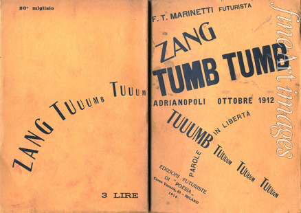 Marinetti Filippo Tommaso - Cover of Zang Tumb Tumb