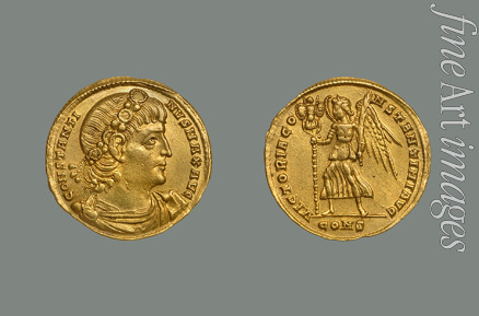 Numismatic Ancient Coins - Solidus of Emperor Constantine I