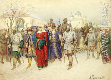 Kiwschenko Alexei Danilowitsch - Die Unterwerfung Nowgorods durch den Zaren Iwan III. 1478