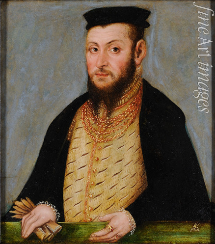 Cranach Lucas der Jüngere - Porträt von König Sigismund II. August von Polen (1520-1572)