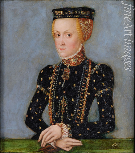 Cranach Lucas der Jüngere - Porträt von Anna Jagiellonica (1523-1596), Königin von Polen