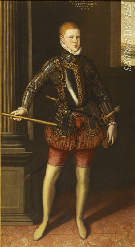 Morais Cristóvão de - Portrait of the King Sebastian of Portugal (1554-1578)