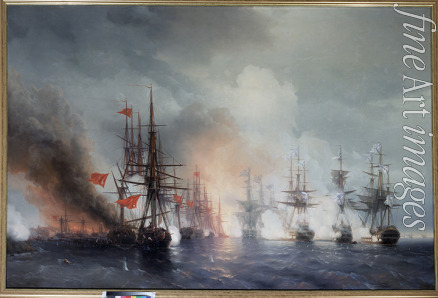 Aivazovsky Ivan Konstantinovich - The Battle of Sinop on 30 November 1853