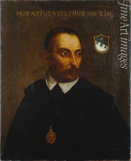 Unbekannter Künstler - Porträt von Komponist Orazio Vecchi (1550-1605)