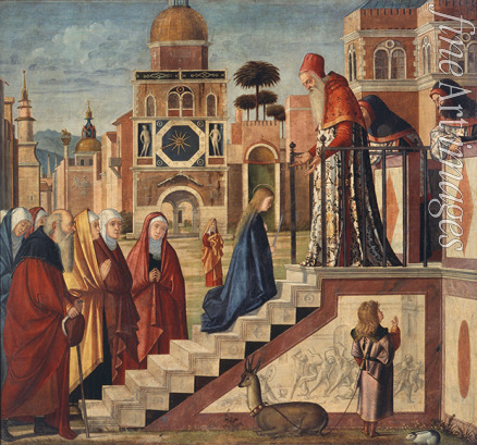 Carpaccio Vittore - Mariä Einführung in den Tempel