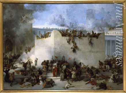 Hayez Francesco - Die Zerstörung des Tempels in Jerusalem