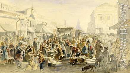 Makovsky Vladimir Yegorovich - The Second Hand Market in Moscow