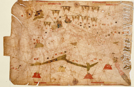Russo Pietro - Nautical chart of the Mediterranean Sea