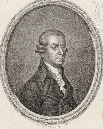 Riedel Carl Traugott - Porträt von Komponist Johann Georg Albrechtsberger (1736-1809)