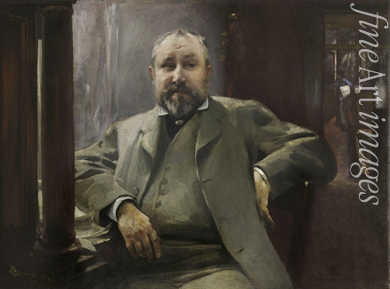 Besnard Paul-Albert - Portrait of Francis Magnard
