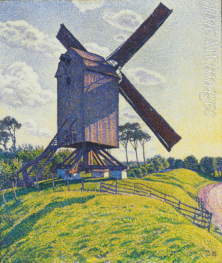 Rysselberghe Théo van - Kalf Mill in Knokke or Windmill in Flanders