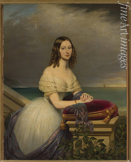 Court Joseph-Désiré - Portrait of Countess Alexandra Potocka (1818-1892)
