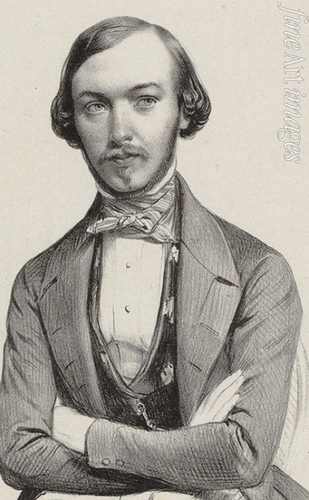 Menut Adolphe - Portrait of the composer Alexandre Batta (1816-1902)