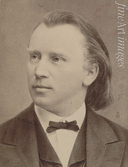 Rohrbach Paul - Portrait of the composer Johannes Brahms (1833-1897)