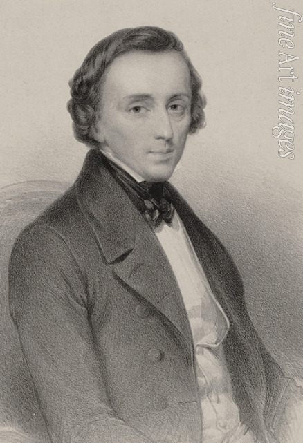 Scheffer Ary - Porträt von Komponist Frédéric Chopin (1810-1849)