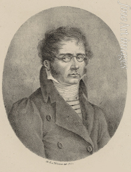 Winter Heinrich Eduard von - Portrait of the composer Franz Danzi (1763-1826)