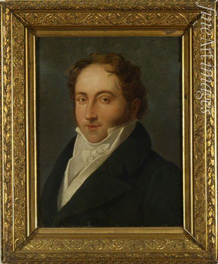 Bettelli Pietro - Porträt von Komponist Gioachino Antonio Rossini (1792-1868)