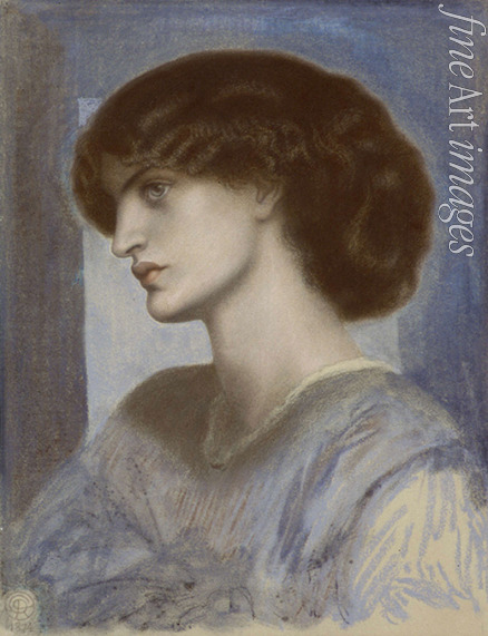 Rossetti Dante Gabriel - Porträt von Jane Morris
