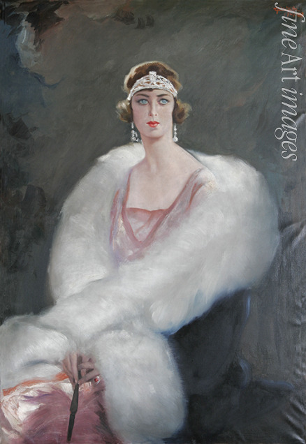 Anonymous - Portrait of Princess Marie José of Belgium (1906-2001)