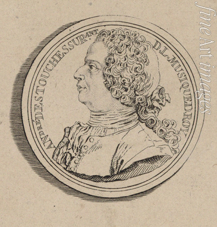 Crépy Louis - Portrait of the composer André-Cardinal Destouches (1672-1749)