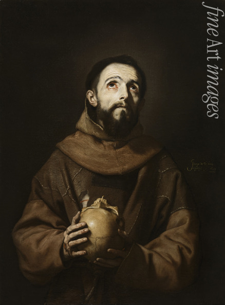 Ribera José de - Saint Francis receiving the Stigmata