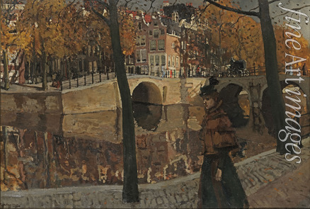 Breitner George Hendrik - View of the Keizersgracht, corner Reguliersgracht in Amsterdam