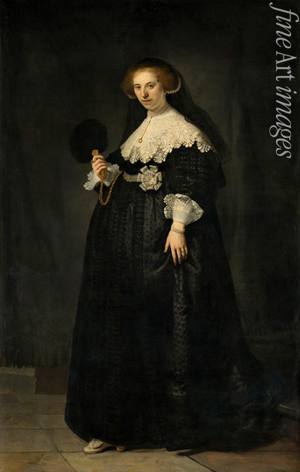 Rembrandt van Rhijn - Porträt von Oopjen Coppit (1611-1689)