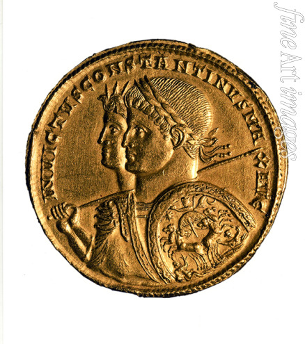 Numismatik Antike Münzen - Solidus des Kaisers Konstantin I.