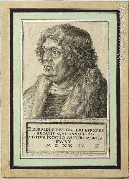 Dürer Albrecht - Porträt von Willibald Pirckheimer (1470-1530)