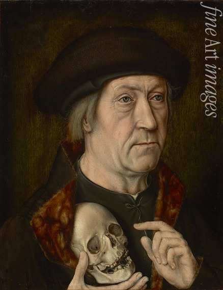 Bouts Aelbrecht - Self-Portrait with a Skull