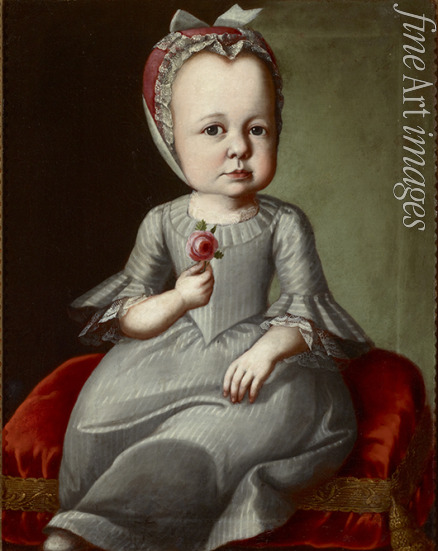 Unbekannter Künstler - Porträt von Sophia Elizabeth von Brukenthal (1749-1753)